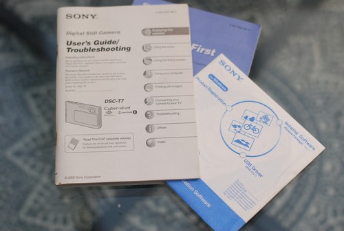 Sony instruction manual - manual, &