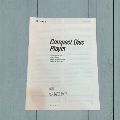 Sony cdp 670 - cdp-670, cd