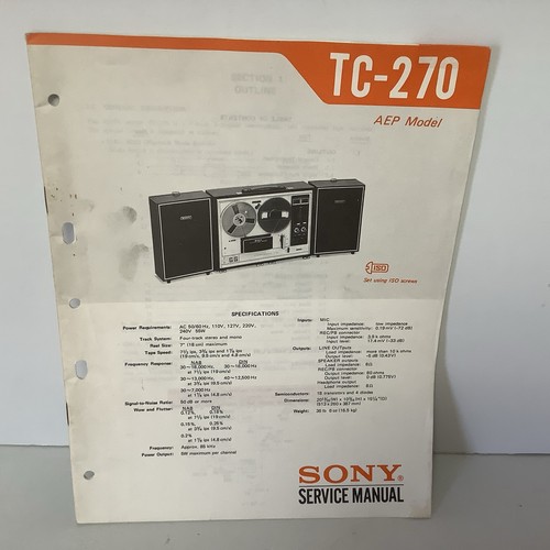 Sony 270 reel aep - reel,
