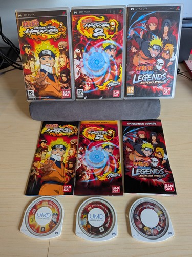 Sony psp naruto bundle - psp, with