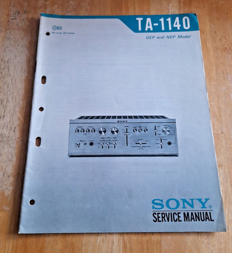 Sony 1140 integrated - sony, ta-1140