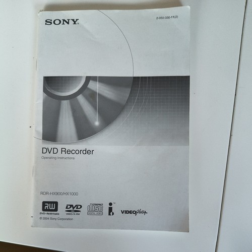 Sony owner manual - sony,