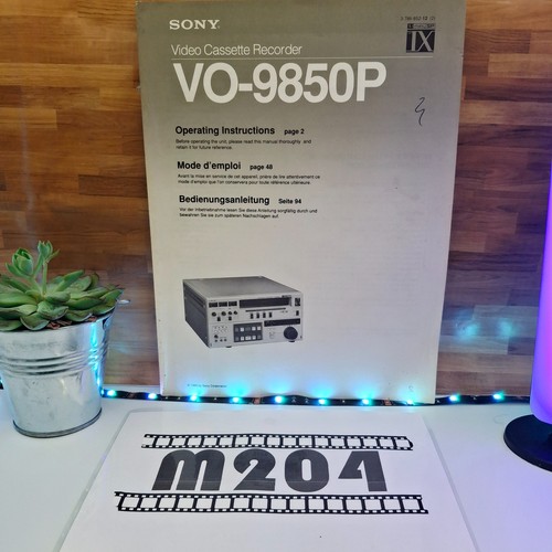 Sony 9850p video cassette - video,