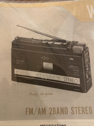 Sony walkman cassette - walkman,