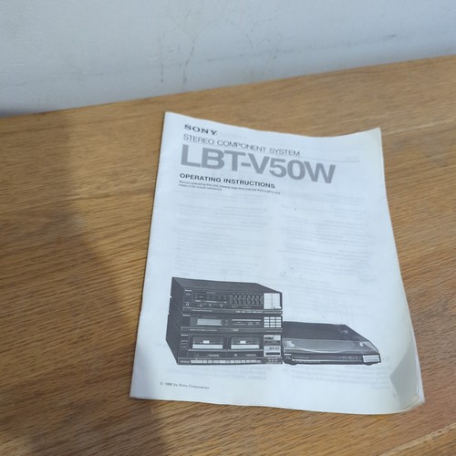 1986 sony lbt v50w stereo - 1986,