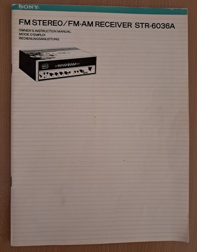 Sony stereo am - sony, receiver