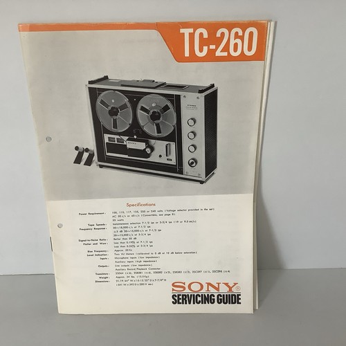 Sony 260 reel - tc-260,