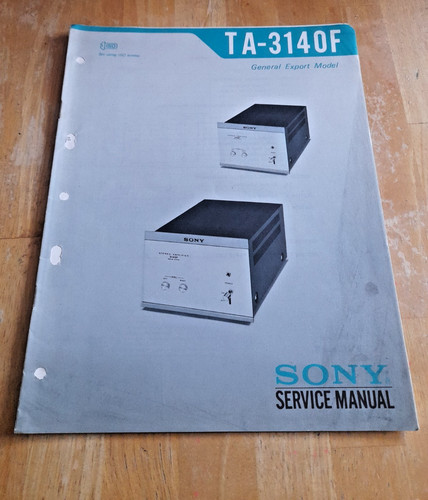 Sony 3140f stereo amplifier - sony,