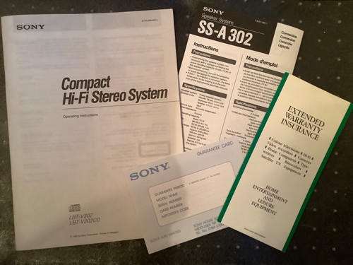 Sony operating instructions - sony,