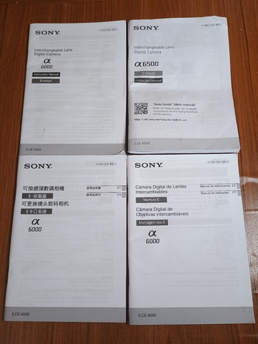 Genuine sony instruction - genuine,