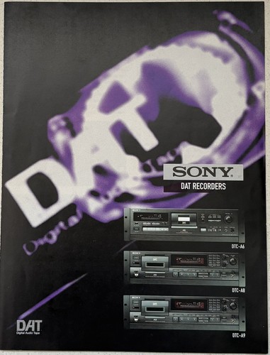 Sony dat recorders brochure - sony,