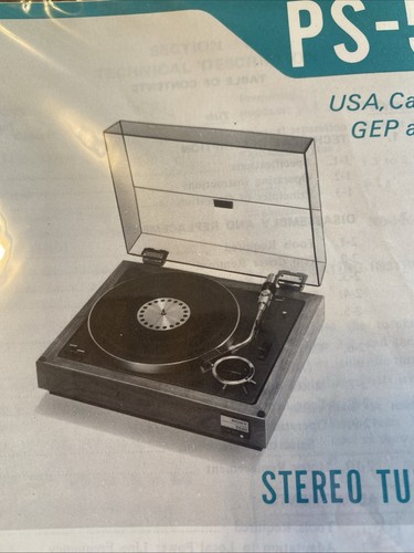 5520 sony turntable - -,
