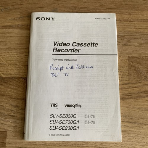 Sony owner manual guide book - manual,