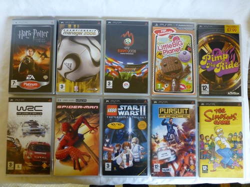 10x sony psp game movie - 10x,