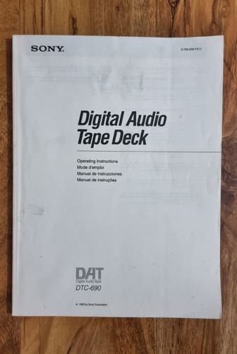Sony dtc 690 - sony, dat
