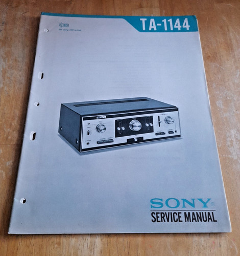 Sony 1144 integrated stereo - sony,