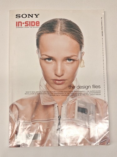 Vintage sony side magazine - vintage,