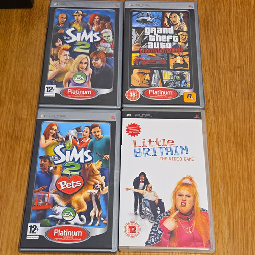 Sony psp umd game bundle - psp, w/