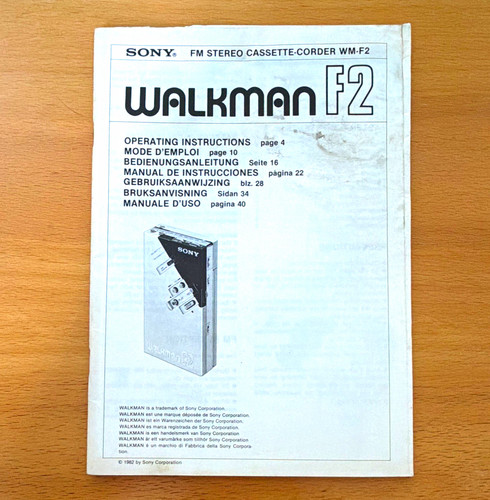 Sony walkman operating - walkman,